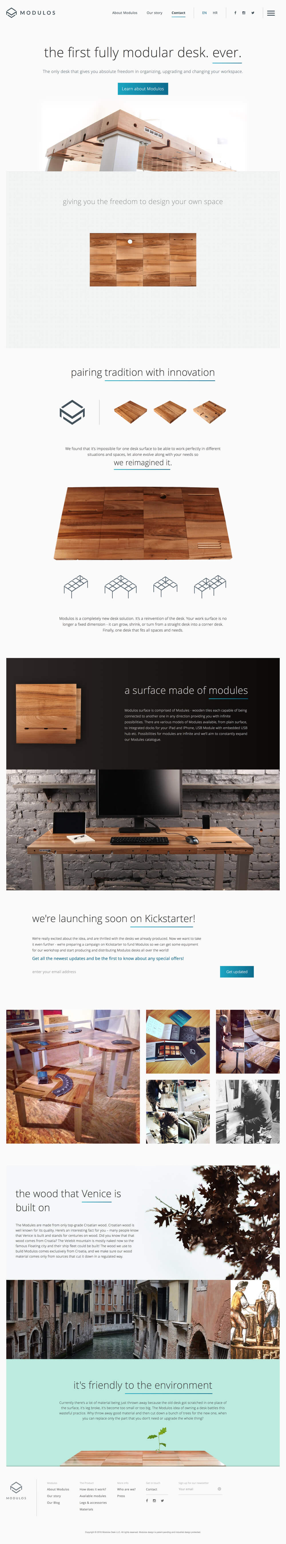 Modulos - A revolutionary desk system made for the new age